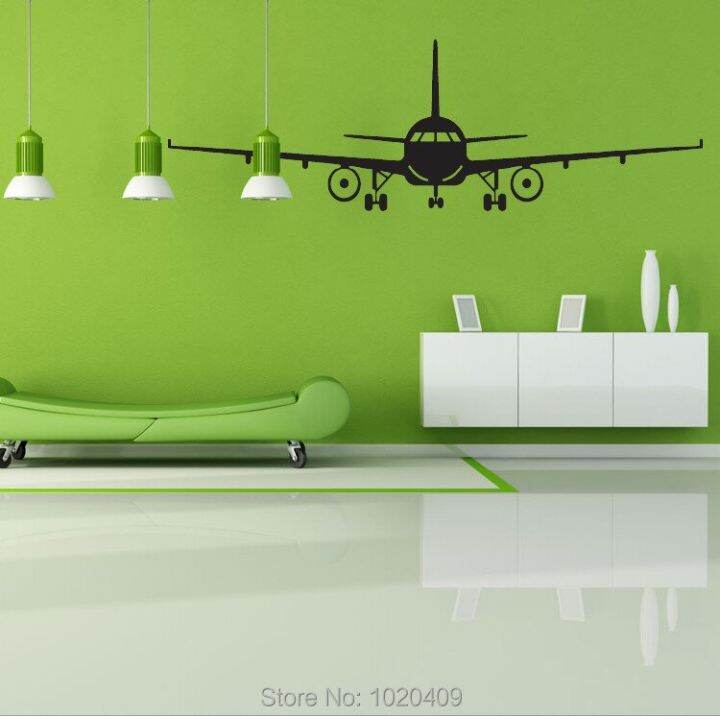 aircraft-take-off-airport-wall-sticker-decal-adults-decorative-pvc-wallpaper-children-room-4028