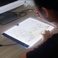 A4/A5 Three Level Dimmable Led Light Graphics Pad Drawing Pad Copy Board Electric Painting Tablet Children Educational Art Toys Drawing  Sketching Tab