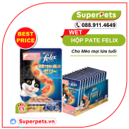 HỘP 12x85g Pate Cho Mèo Felix Purina Nhiều Vị 85g-SUPERPETS VIỆT NAM