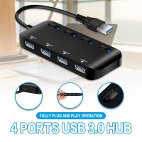 【HOT】 Rehmans store. POHIKS 1Pc 4พอร์ต USB 3.0ความเร็วสูง Hub แบบพกพาอะแดปเตอร์ขยาย Splitter สำหรับ Xp/vista/ Win7/ 8/ 10