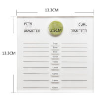 Grafting Eyelash Scale Plate Pad Acrylic Double Side Scale Eyelash Plate Display Board Eyelash Extension Makeup Tool With Jade