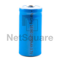 ถ่าน 16340 CR123A Lithium Battery 1300mah 3.7v ถ่านชาร์จ แบตเตอรี่