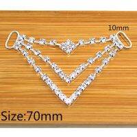 HOT 2Pcs/Lot 70mm Rhinestone Buckle for Swimwear Connector Factory