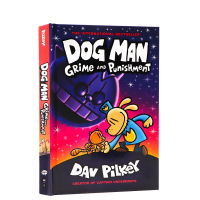 Original English genuine detective dog adventure 9 Dog Man 9 grime and punishment full color childrens cartoon humorous picture story book bridge book author DAV Pilkey