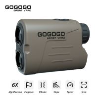 Gogogo Sport Vpro 1000m Laser Rangefinder for Hunting Golf Range Finder 6X Telescope Speed Slope Flaglock Measurement Tool GS03D