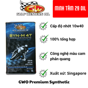 Dầu nhớt Gulf Western oilPremium 100% Synthetic 10w40 cao cấp dành cho xe