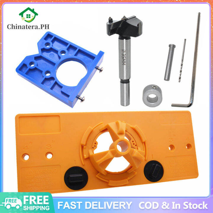 [Fast Delivery] 35mm Concealed Hinge Drilling Jigs Hinge Hole Saw Jig
