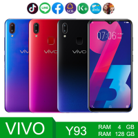 VIVO Y93 (แรม4GB/รอม128GB.) Android 8.1 หน้าจอ HD 6.2 นิ้ว รับประกัน 1 ปี(ติดฟิล์มกระจกให้ฟรี)