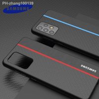 Carbon Fiber Pattern Case for Samsung Galaxy A52 A52S A53 5G A72 Matte Aramid Anti-fingerprint Shockproof Luxury PC Phone Cover