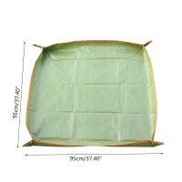 Plant Repotting Square Mat Waterproof PE Indoor Transplanting Potting Tarp R9UC