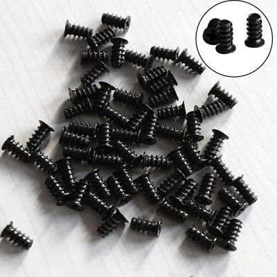 30 Buah Kipas Pendingin Casing PC Komputer Profesional Hitam Sekrup Awet untuk Kipas Angin 60Mm 80Mm 120Mm