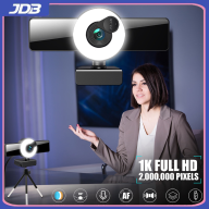 Camera Máy Tính JDB 4K HD Đèn Lấp Đầy Ba Màu USB Live Streaming 1080 thumbnail