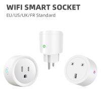 EU/US/UK/FR Wifi Smart Socket 10A/16A Voice Control Mobile Phone Remote European British American Standard Plug Ratchets Sockets