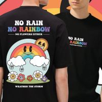 เสื้อยืดผ้าฝ้าย (เสื้อเฮีย) เสื้อ NO RAIN ผ้า Cotton 100 % ผ้าSOFT ใส่สบาย