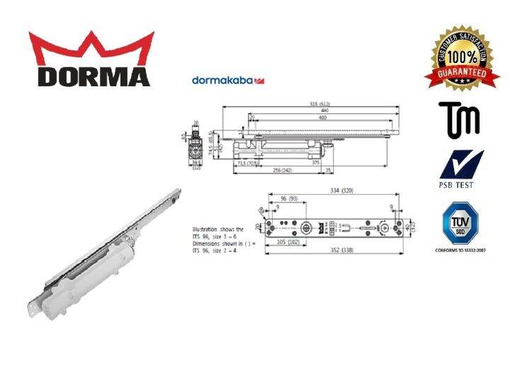 DORMA ITS96 CONCEALED CAM ACTION DOOR CLOSER Lazada Singapore