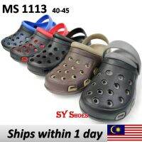 [Shop Malaysia] (SY Shoes) MS 1113 M-CLASS EVA Croc Clog With Back Strap SandalsCasual Summer Sandals Slippers Clogs