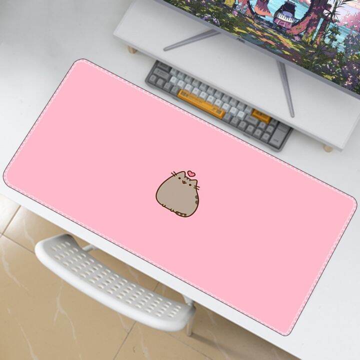 Office Accessories Pusheen Cute Cat Gamer Deskmat Mouse Pad