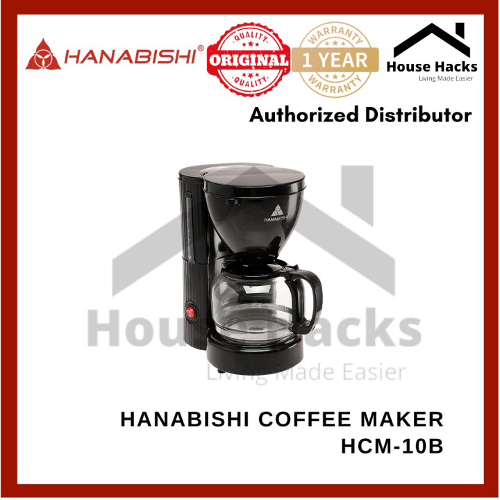 Hanabishi Original Coffee Maker HCM 10B (House Hacks) Lazada PH