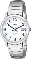 Timex Mens Easy Reader 35mm Date Watch Silver-Tone