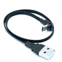 5CM 10CM Atas Bawah Kiri Kanan Siku 90 Derajat USB Micro USB Male Ke USB Data Biaya konektor Kabel 20Cm 50Cm