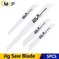 CMCP Jig Saw Blade 5pcs 18TPI 10TPI 6TPI Jigsaw Blade for Wood Metal Cutting Tool HCS Steel Reciprocating Saw Blade