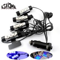 [ANYA Auto Parts] LSlight Auto Parts 4 1Inch Soles Ambient Light Car LED Mood Light ไฟตกแต่งภายในไฟเท้าภายในรถจัดแต่งทรงผม