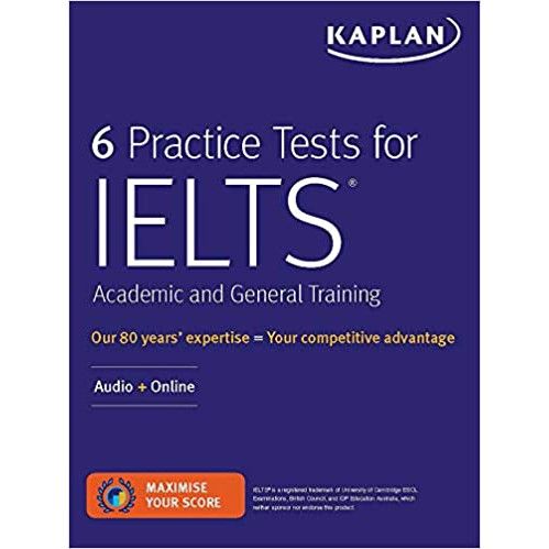 Bestseller &gt;&gt;&gt; Kaplan 6 Practice Tests for IELTS Academic and General Training (Kaplan Test Prep) [Paperback] (ใหม่) พร้อมส่ง