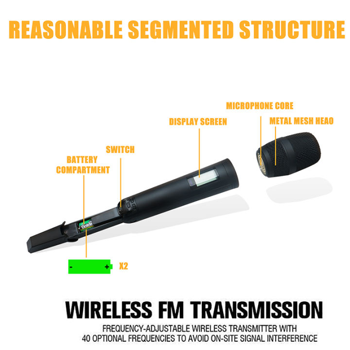 senheiser-ไมโครโฟนไร้สาย-skm9000-2ไมโครโฟนมือถือ700mhz-uhf-fm-400m-รับจากระยะไกลอุปกรณ์ร้องเพลงที่บ้าน