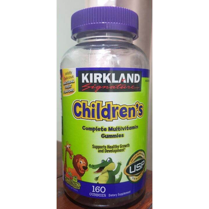 Kirkland Signature Children's Multivitamin Gummies 160 Gummies and 250