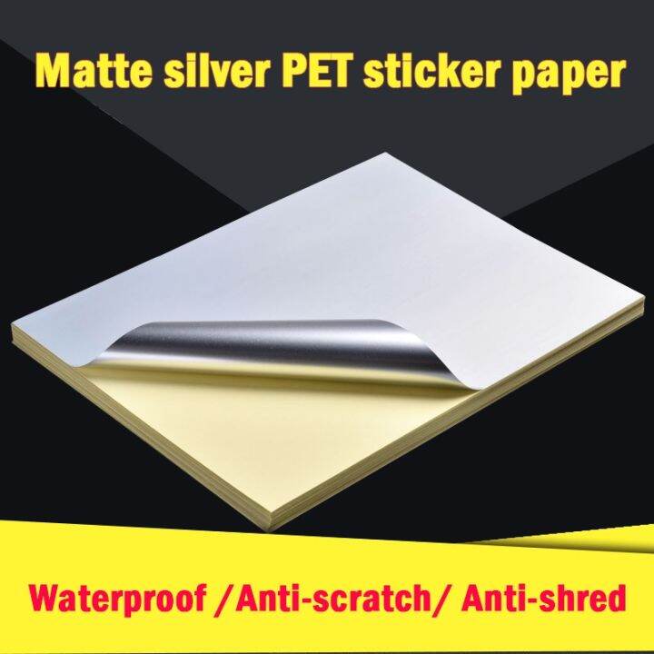 [office stationery] Waterproof Sticker Paper Laser Printer A4 Sticker