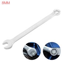 Practical 8MM Dual Heads Ratchet Wrench Dual use Wrench Combination Spanner Open Ends and Plum End Spanner for Repairing