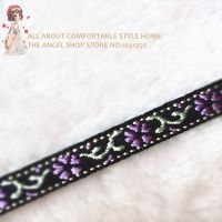 [HOT!] 5Yards 9mm 3/8 39; 39; Sewing Wedding Party Accessory Flowers Embroidery Woven Ribbon Hair Bownot Supplies Jacquard Ribbon