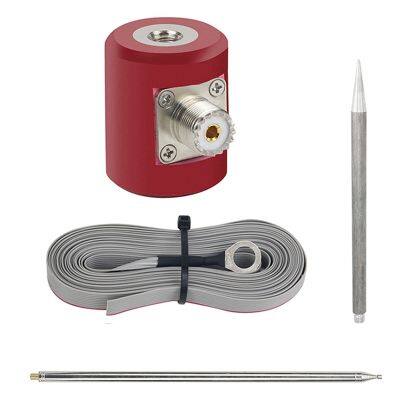 5M/16.4FT 14M-30MHz 300W HF QRP Antenna Antenna 1/4 Wavelength Stainless Steel for USDX Radio