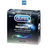 Durex Performa บรรุจุ 3 ชิ้นต่อกล่อง - ถุงยางอนามัยรุ่นลดความไวของความรู้สึก ขนาด 52.5 มม.