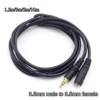 1.5/3/5/10M 3.5mm Stereo Audio Extension Cable Male to Female Cord for Headphone TV Computer Laptop MP3/MP4 Earphone