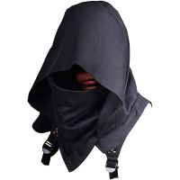 【LZ】☁  Medieval Assassin Cosplay Traje para Adultos Capa com Capuz Capa Cyberpunk Acessório Pagão Roupa de Guerreiro Chapéu Roupa Diária