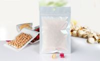 200pcs White/Clear Self Seal Resealable Zipper Plastic Retail Packaging Bag Ziplock Zip Lock Storage Bag Package With Hang Hole Food Storage Dispenser