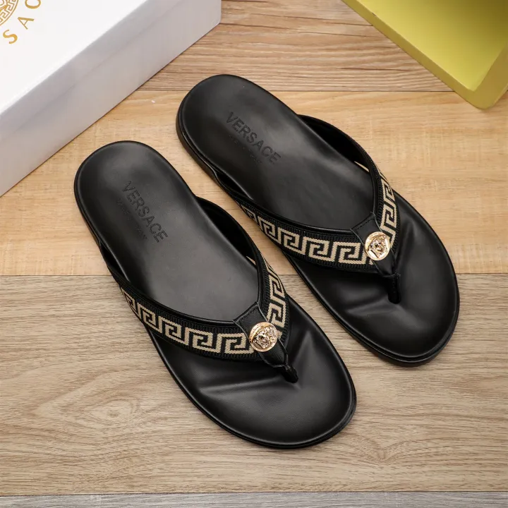 versace beach sandals