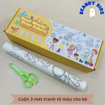 Tranh Tô Màu Cho Bé Cuộn Giá Tốt T08/2023 | Mua Tại Lazada.Vn