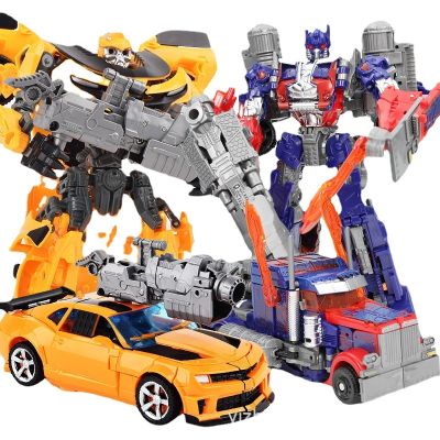 Transformers Optimus Prime bumblebe Hot ใหม่ของเล่นรถหุ่นยนต์ของเล่นหุ่นยนต์รถ Action FIGURE พลาสติก8.5-in แบบพกพา Action FIGURE Collection ของเล่น