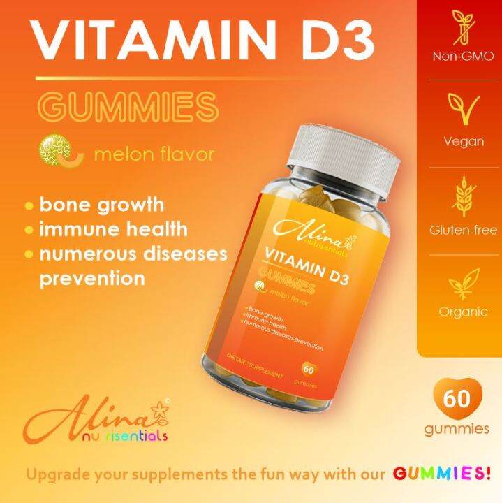 Vitamin D3 2000 IU Gummies Lazada PH