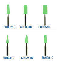 1ชิ้นทันตกรรม Lab Porecelain เซอร์โคเนียเซรามิกเพชรบดเคล็ดลับบด