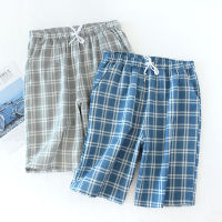 SeeBest 2020 Plaid Cotton Sleep Bottoms Mens Sleep &amp; Lounge Homewear Men Bottom Pants Pajamas Pants Underwear Men