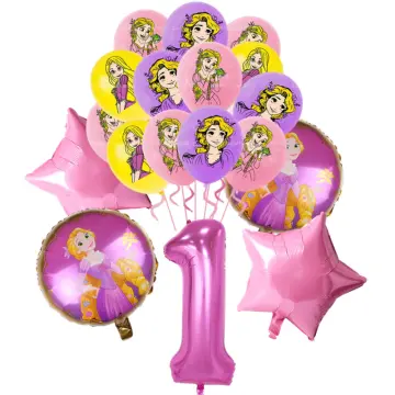 Princess Rapunzel Party Supplies Tangled Plates Decorations Birthday Cake  Topper Banner Decor Backdrop Balloons