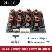 Qucc 2A 4S 8S BMS Active Balancer Equalizer Lifepo4 Li-ion Lipo Lithium Battery Energy Transfer Board Balance Module Wall Stickers Decals