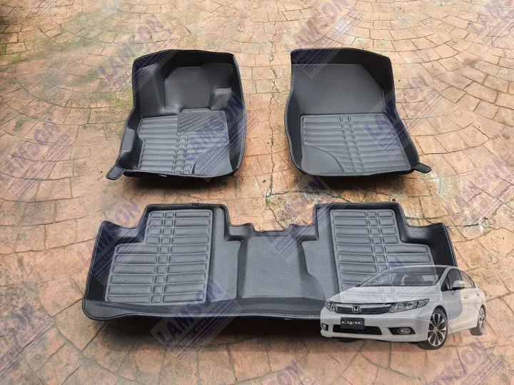 Honda Civic 2012 2015 Deep Dish Mats Lazada PH