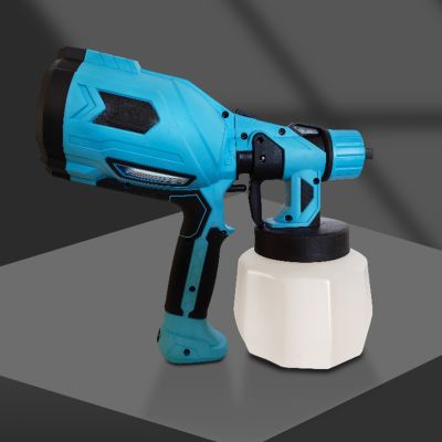 1000ML Electric Spray Gun Cordless Paint Sprayer Auto Furniture Steel Coating Airbrush Compatible For Makita 18V Battery