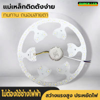 NEOBEE โคมซาลาเปา แผงไฟเพดานled แผ่นชิป 24W แสงขาว แผงไฟแม่เหล็ก แผงไฟ led โคมเพดานled แผงไฟแม่เหล็ก แผงไฟ led รุ่นประหยัด