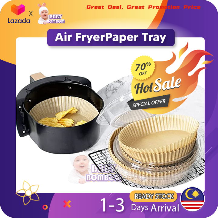 Air Fryer Disposable Baking Papers NonStick Steamer Round Parchment Paper Liners Cooking Paper