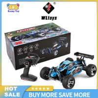 Wltoys 1/18รถ Rc 184011 4wd 2.4G โมเดลรถบังคับควบคุมวิทยุทางวิบากเต็มรูปแบบความเร็วสูง30Km/H รถบังคับของเล่น